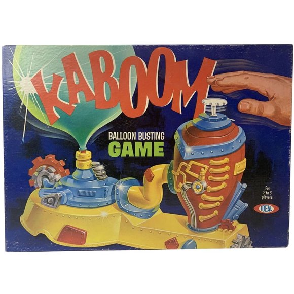 Vintage 1965 Ideal KABOOM BALLOON BUSTING GAME Kids Family Fun Bright Graphics - Picture 8 of 13